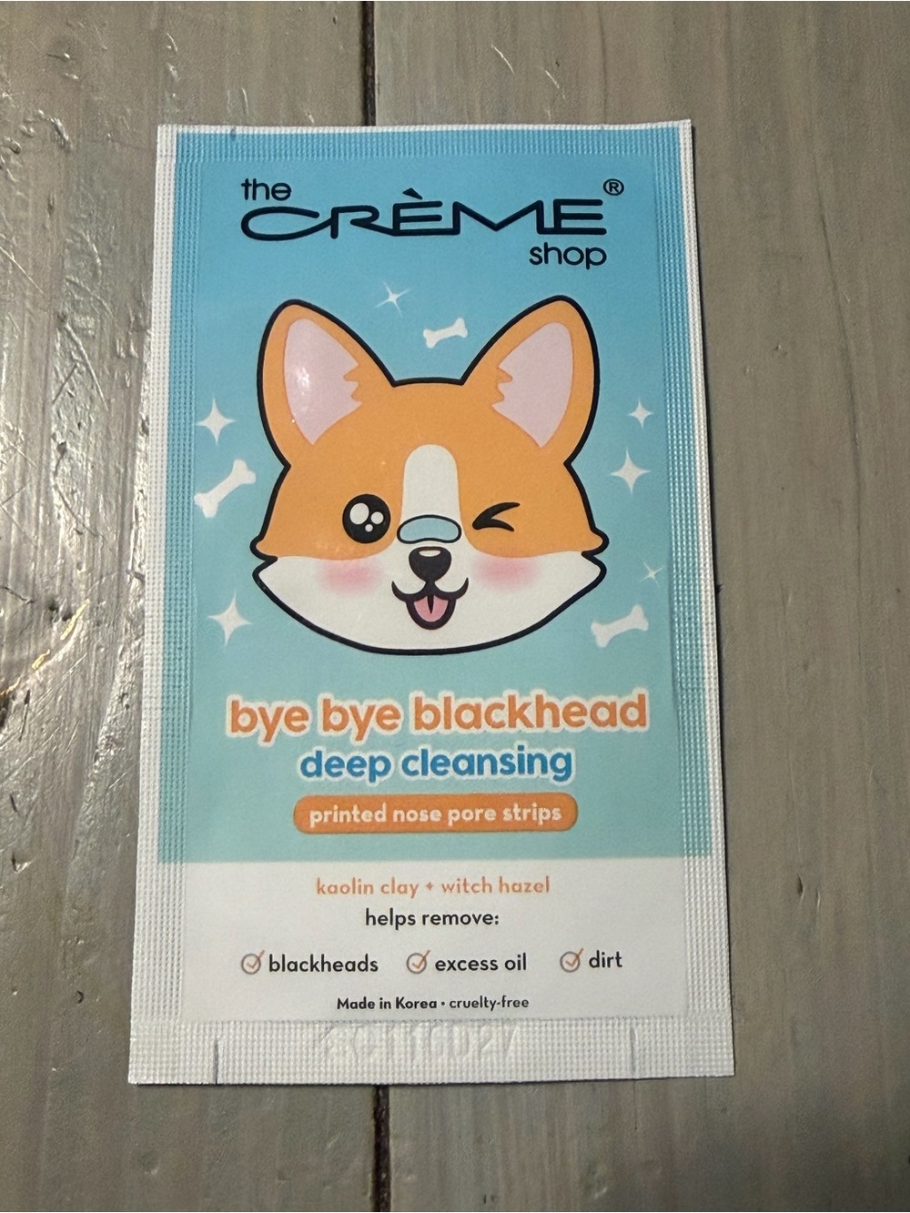 Set of 3 The Crème Shop Bye Bye Blackhead Deep Cleansing Nose Strips - Blue